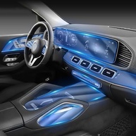 PACSCI Protetor de Tela GPS TPU Transparente para Mercedes-Benz GLE 350/450 (2019-2023) - Visão Clara e Durabilidade - imagem 1