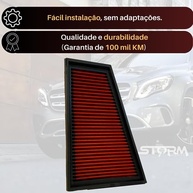 Filtro de Ar Esportivo RS Filter Enduro Vision para Mercedes GLA 200 1.6 Turbo (2014-2018) - Potência e Performance - imagem 3