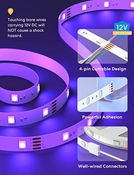 Fita de LED Inteligente Meross 10m RGB WiFi com Controle por App, Siri, Alexa e Google - Design com Revestimento Protetor - imagem 4
