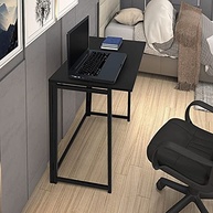 Mesa Dobrável para Estudo e Escritório - Design Moderno com Tubo Preto Fosco 0,80m x 0,45m - imagem 5
