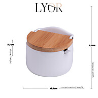 Saleiro de Cerâmica Bianco: Elegância à Mesa - imagem 2