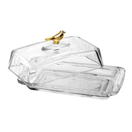 Manteigueira de Cristal Wolff Golden Bird: Elegância à Mesa - imagem 2