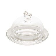 Manteigueira Pássaro de Cristal Lyor: Elegância à Mesa - imagem 2