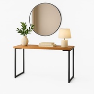 Mesa Industrial Aparador Freijó para Hall de Entrada | Decoração Moderna e Versátil - imagem 5