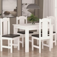 Mesa Arauna: Jantar em Estilo com 4 Cadeiras - imagem 1