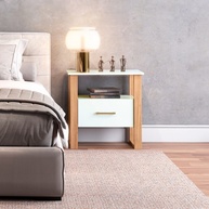 Mesa de Cabeceira Industrial: Design e Praticidade - imagem 1