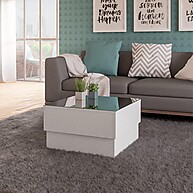 Mesa de Centro 60cm com Espelho – Elegância e Praticidade - imagem 1
