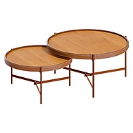 Mesa de Centro Aqua Nature Cobre: Elegância e Praticidade - imagem 1