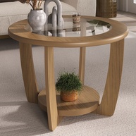Mesa de Centro Dubai: Elegância em MDF e Vidro - imagem 1
