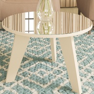 Mesa de Centro Espanha Off White: Elegância e Praticidade - imagem 1