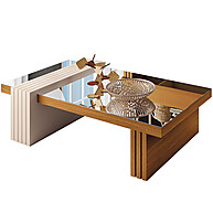 Mesa de Centro Espelhada Lord: Elegância para sua Sala - imagem 1
