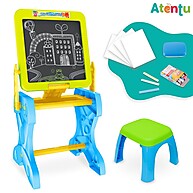 Mesa de Desenho Infantil: Lousa Mágica + Banquinho - imagem 1