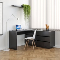 Mesa de Escritório em L 6 Gavetas: Organize-se! - imagem 1