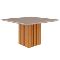 Mesa de Jantar 130cm: Vidro e Elegância! - imagem 1