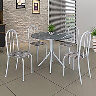 Mesa de Jantar 4 Cadeiras: Elegância e Conforto - imagem 1