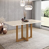 Mesa de Jantar 6 Lugares: Elegância e Praticidade - imagem 1