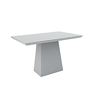 Mesa de Jantar Bárbara 135cm: Elegância em Vidro - imagem 1