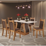 Mesa de Jantar Buenos Aires: 6 Cadeiras + Design! - imagem 1