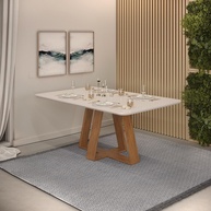 Mesa de Jantar Kiara: Elegância e Praticidade - imagem 1