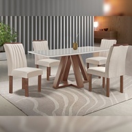 Mesa de Jantar Kyra: Elegância e Conforto! - imagem 1