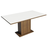Mesa de Jantar Madesa 160cm: Rustic/Branco - imagem 1