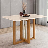 Mesa de Jantar Natalí: Elegância e Praticidade - imagem 1