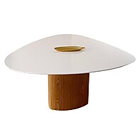 Mesa de Jantar Orgânica 120x125cm: Elegância e Conforto - imagem 1