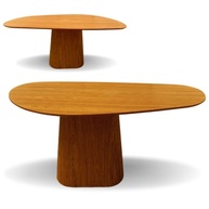 Mesa de Jantar Orgânica Bumerangue Freijó 1.60m - imagem 1