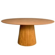 Mesa de Jantar Oval Freijó: Elegância e Conforto - imagem 1