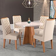 Mesa de Jantar Raquel: Elegância para 4 Pessoas - imagem 1