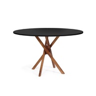 Mesa de Jantar Redonda 120cm: June Preta - imagem 1