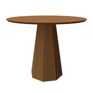 Mesa de Jantar Redonda Imbuia 100cm: Isis – Elegância! - imagem 1