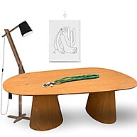 Mesa de Jantar Tripper: Elegância em Freijó - imagem 1