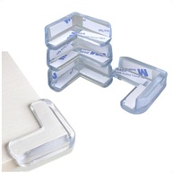 Protetor de Canto de Mesa - Kit 4 Peças com Silicone Transparente | Segurança e Proteção para Móveis e Bebês - imagem 1