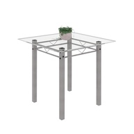 Mesa de Vidro 75x75cm: Elegância para 4 Pessoas - imagem 1