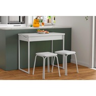 Mesa Dobrável Carraro: Jantar Compacto e Estiloso - imagem 1