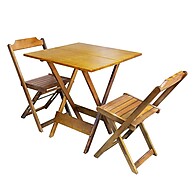 Mesa Dobrável com Cadeiras: Praticidade e Estilo - imagem 1