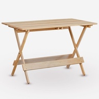 Mesa Dobrável Eucalipto 120x70: Versátil e Resistente - imagem 1