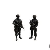 Miniaturas de Soldado em Latão - Decoração Militar Moderna para Mesa e Coleção - imagem 1