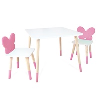 Mesa e Cadeiras Infantil Borboletinha: Diversão Segura! - imagem 1
