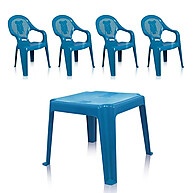 Mesa e Cadeiras Infantil Teddy: Diversão Segura! - imagem 1