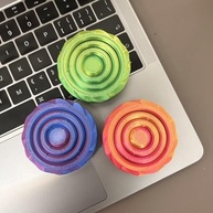 Escultura Giroscópio Giratória 3D - Decoração de Mesa Moderna e Presente Personalizado para Casa e Escritório - imagem 5