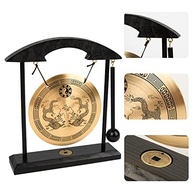 Gong Feng Shui em Latão para Mesa - Decoração Zen com Som Harmônico - imagem 5