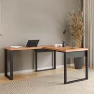 Mesa Escritório em L: Design Industrial e Funcional - imagem 1