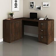 Mesa Escritório em L Rústico: Organize-se com Estilo! - imagem 1