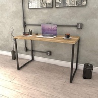 Mesa Escritório Industrial 120cm Kuadra: Estilo e Praticidade - imagem 1