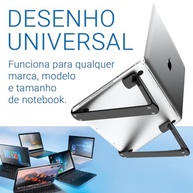 Suporte para Notebook Universal - Ergonômico, Ajustável e Estável para Mesa - imagem 4