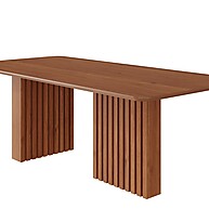 Mesa Ester 210cm Retangular: Elegância sem Vidro para sua Sala - imagem 1