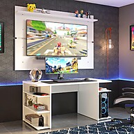 Mesa Gamer + Painel TV 65” Madesa: Seu Setup Completo! - imagem 1