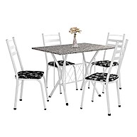 Mesa Itália New com 4 Cadeiras: Elegância e Durabilidade - imagem 1